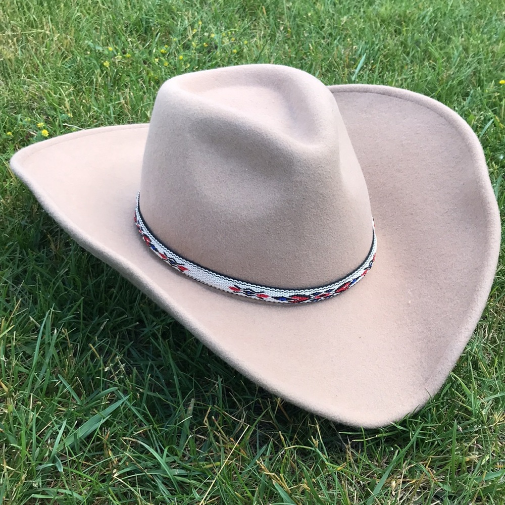 WYETH TAN HAT -100% WOOL